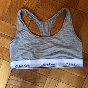 Grey Calvin Klein Bralette
